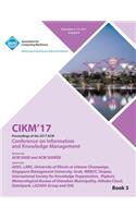 Cikm '17: ACM Conference on Information and Knowledge Management - Vol 3