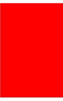 Journal Red Color Simple Monochromatic Plain Red
