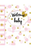 Baby Shower Guest Book with Gift Log