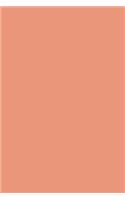 Journal Dark Salmon Color Simple Plain Salmon