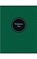 Telephone Log (Logbook, Journal - 126 pages, 8.5 x 11 inches)