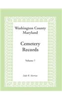 Washington County, Maryland Cemetery Records, Volume 7