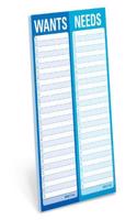 Knock Knock Wants / Needs Perforated Pad: (Perf Pad)