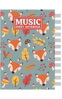 Music Sheet Notebook