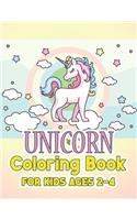 Unicorn Coloring Book for Kids Ages 2-4