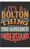 It's A Bolton You Wouldn't Understand