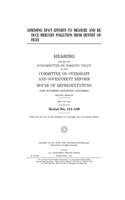 Assessing EPA's efforts to measure and reduce mercury pollution from dentist offices