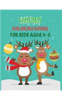 Christmas Coloring Books For Kids Ages 4-8: Christmas Coloring Books For Adults, Christmas Coloring Books For Kids Ages 4-8. 50 Pages 8.5"x 11"