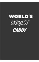 Caddy Notebook: Lined Journal, 120 Pages, 6 x 9, Funny Dream Job, Starting New Career Gag Gift Journal Matte Finish