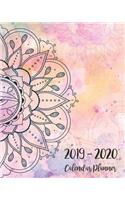 2019-2020 Calendar Planner: Two Year - Daily Weekly Monthly Calendar Planner 24 Months Jan 2019 to Dec 2020 for Academic Agenda Schedule Organizer Logbook and Journal Notebook 