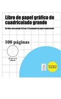 Libro de papel gráfico de cuadriculado grande