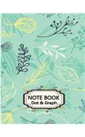 Notebook Dot Graph: Notebook for Writing Letters & Words Dot Graph & Line Sketch 8.5" X 11" - 110 Pages