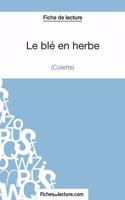blé en herbe de Colette (Fiche de lecture)