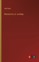 Rikostoverit y.m. novelleja