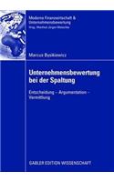 Unternehmensbewertung Bei Der Spaltung