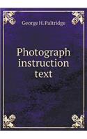 Photograph instruction text