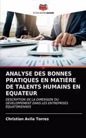 Analyse Des Bonnes Pratiques En Matière de Talents Humains En Equateur