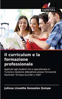 curriculum e la formazione professionale