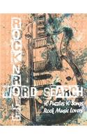 Rock n Roll Word Search 40 Puzzles 40 Songs Rock Music Lovers