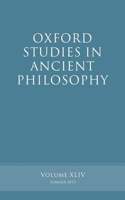 Oxford Studies in Ancient Philosophy