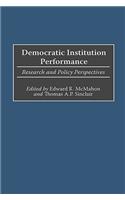 Democratic Institution Performance