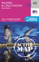 Falkirk & Linlithgow, Dunfermline: (065 OS Landranger Active Map)