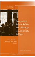 International Reform Efforts and Challenges in Community Colleges