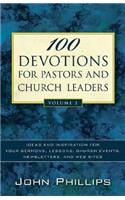 100 Devotions for Pastors and Church Leaders