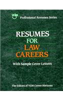 Resumes for Law Careers (VGM Professional Resumes Series)