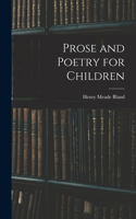 Prose and Poetry for Children
