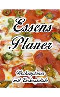 Essensplaner: Sehr großer praktischer Planer - Mit Einkaufsliste - Buch für 52 Wochen - Schöner hochglanz Einband - wie DIN A4