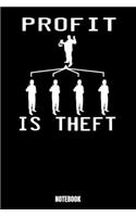 Profit Is Theft Notebook