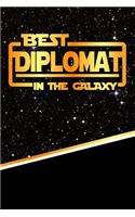 The Best Diplomat in the Galaxy: Isometric Dot Paper Notebook Book 120 Pages 6"x9"