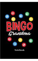 Bingo Grandma Notebook: Liniertes Notizbuch für Lotterie, Glücksspiel, Lotto, Los, Spiel und Bingo Fans - Notizheft Klatte für Männer, Frauen und Kinder