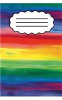 Rainbow Notebook: Rainbow Notebook, Journal, Diary size 6x9