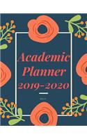 Academic Planner 2019-2020 8.5 x 11: Modern Floral Theme Monthly Calendars with Holidays, Planner Schedule Organizer July 2019-June 2020 Time Management 52 week for family friends teach(54 Trendy Academic Planner)