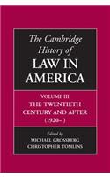 The Cambridge History of Law in America