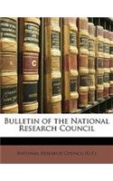 Bulletin of the National Research Council