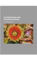 Interpreters and Interpretations: (English)