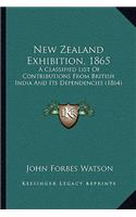 New Zealand Exhibition, 1865