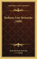 Rodinne Listy Brixenske (1888)