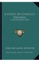 Study Of Cowley's Davideis