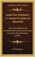 Essais Des Machines A Courant Continu Et Alternatif