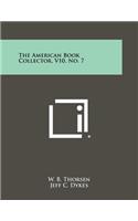 American Book Collector, V10, No. 7