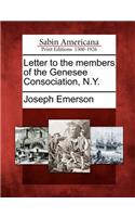 Letter to the Members of the Genesee Consociation, N.Y.