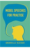 Model Speeches For Practise