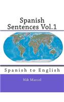 Spanish Sentences Vol.1