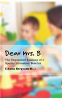 Dear Mrs. B