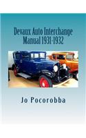 Devaux Auto Interchange Manual 1931-1932