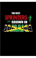 Best Sprinters Are Grown In Jamaica: Runner Writing Journal Lined, Diary, Notebook for Men & Women